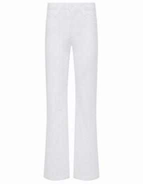 Classic Fit LAGENCE Scottie High Rise Wide Leg Jeans In Blanc