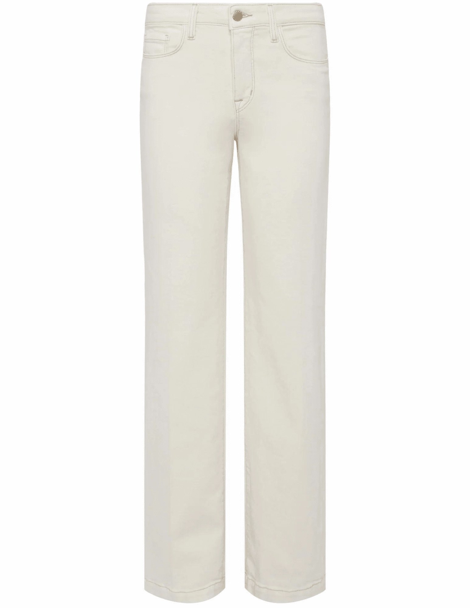 Night Out Bold Look Breathable fabric technology LAGENCE Scottie High Rise Wide Leg Jeans In Macadamia