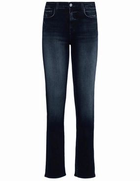 LAGENCE Selma High Rise Baby Boot-Cut Jeans In Nightingale Picnic Style Creative Look Minimalist Style Zero Waste Pattern Design