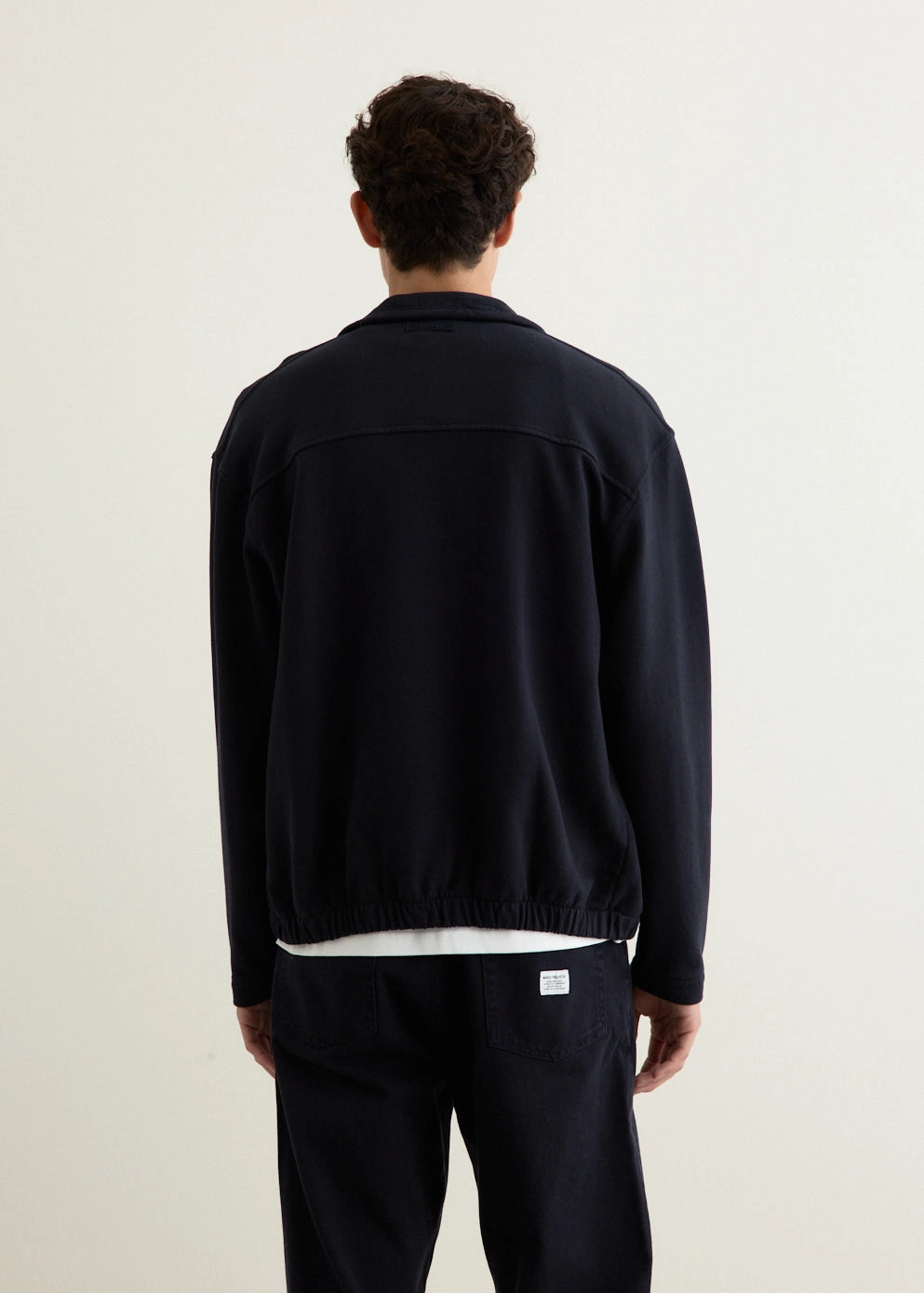 Bjorn Relaxed Organic Loopback Track Jacket Anti Pilling Textile