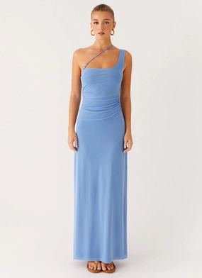 Casual Smart Larisa Maxi Dress - Cornflower Blue