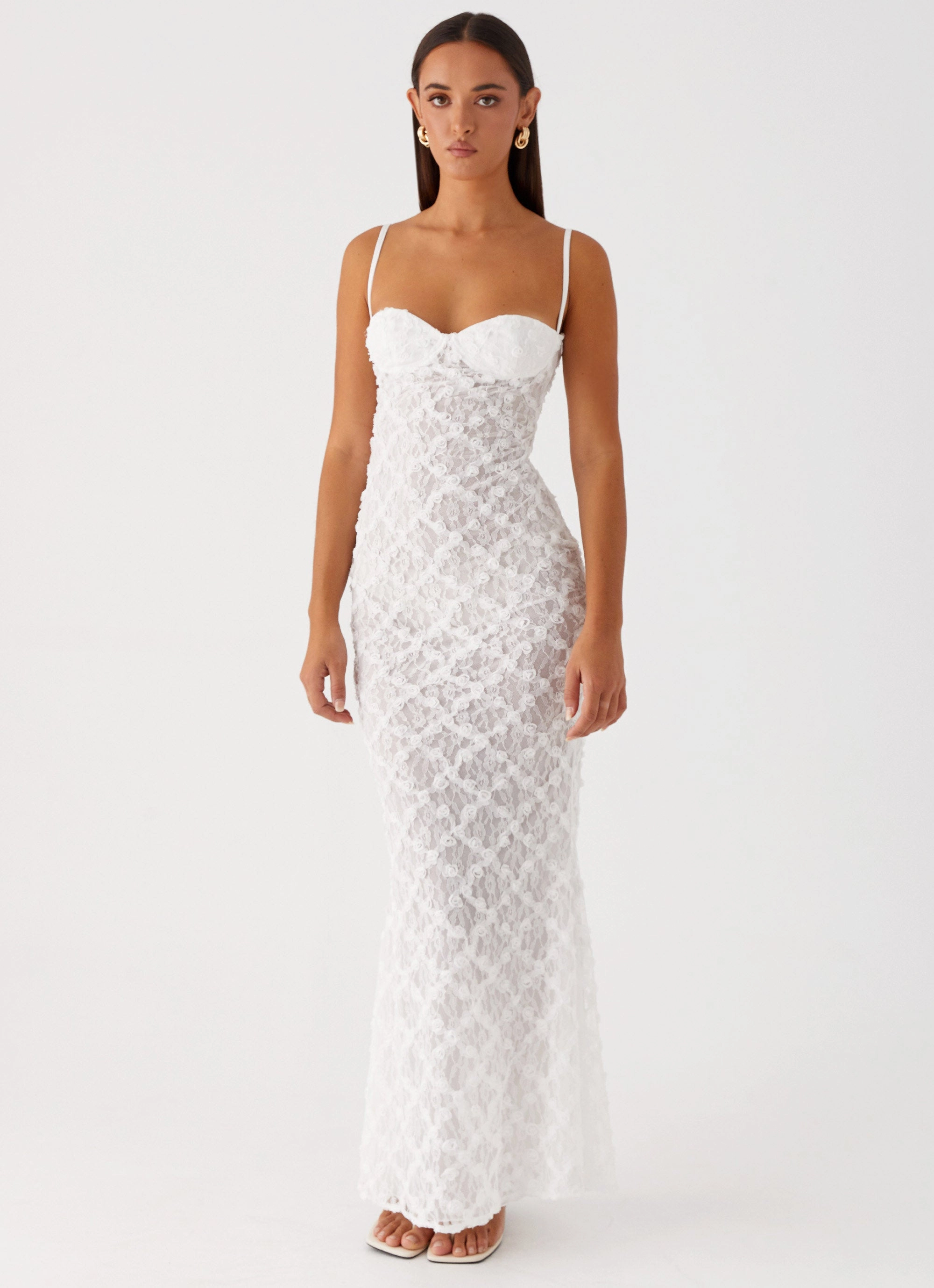 That Girl Maxi Dress - White Soft Tones
