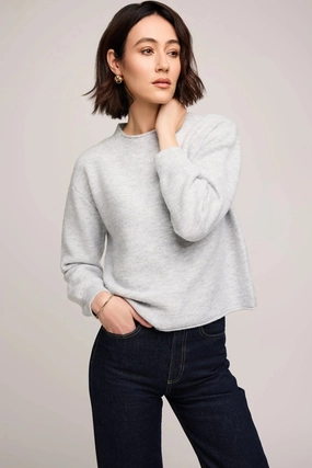 Wanda Pullover Sweater - Heather Ash Knitwear Look