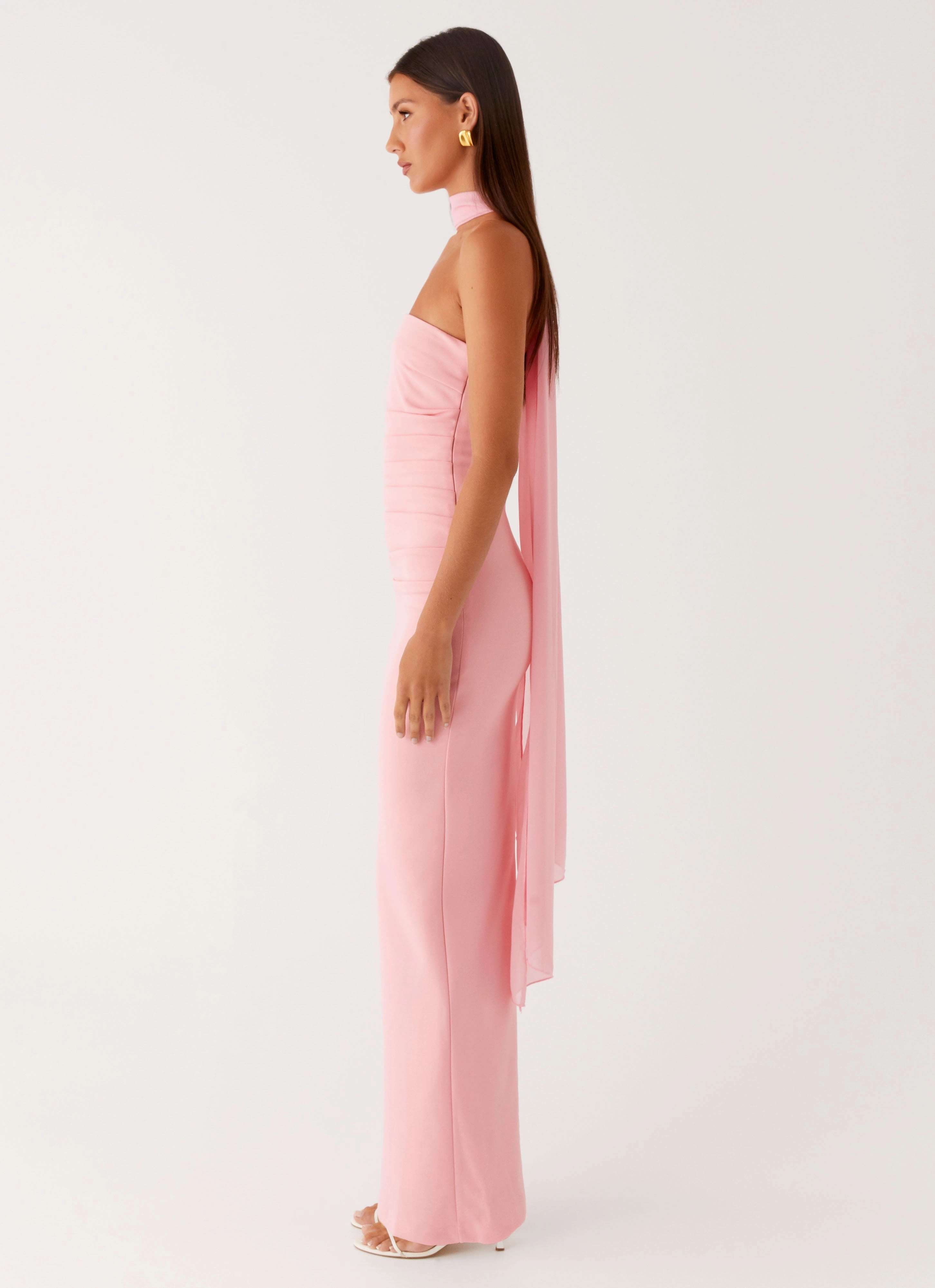 SeamlessConstruction Libra Maxi Dress - Pink