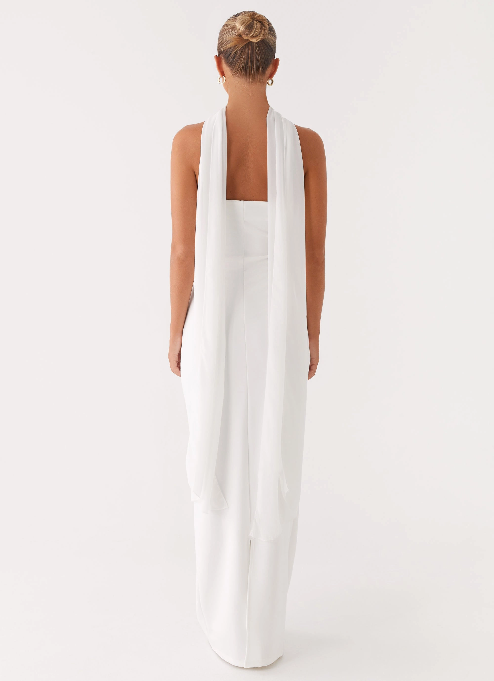 Libra Maxi Dress - White Transitional-Wear