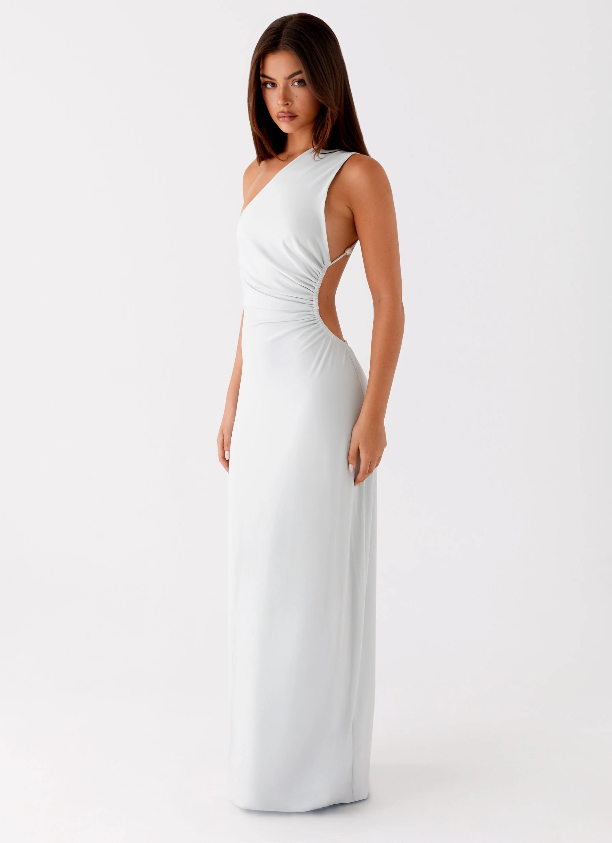 Taurus Maxi Dress - Mint Chic And Comfortable Slit-Hem