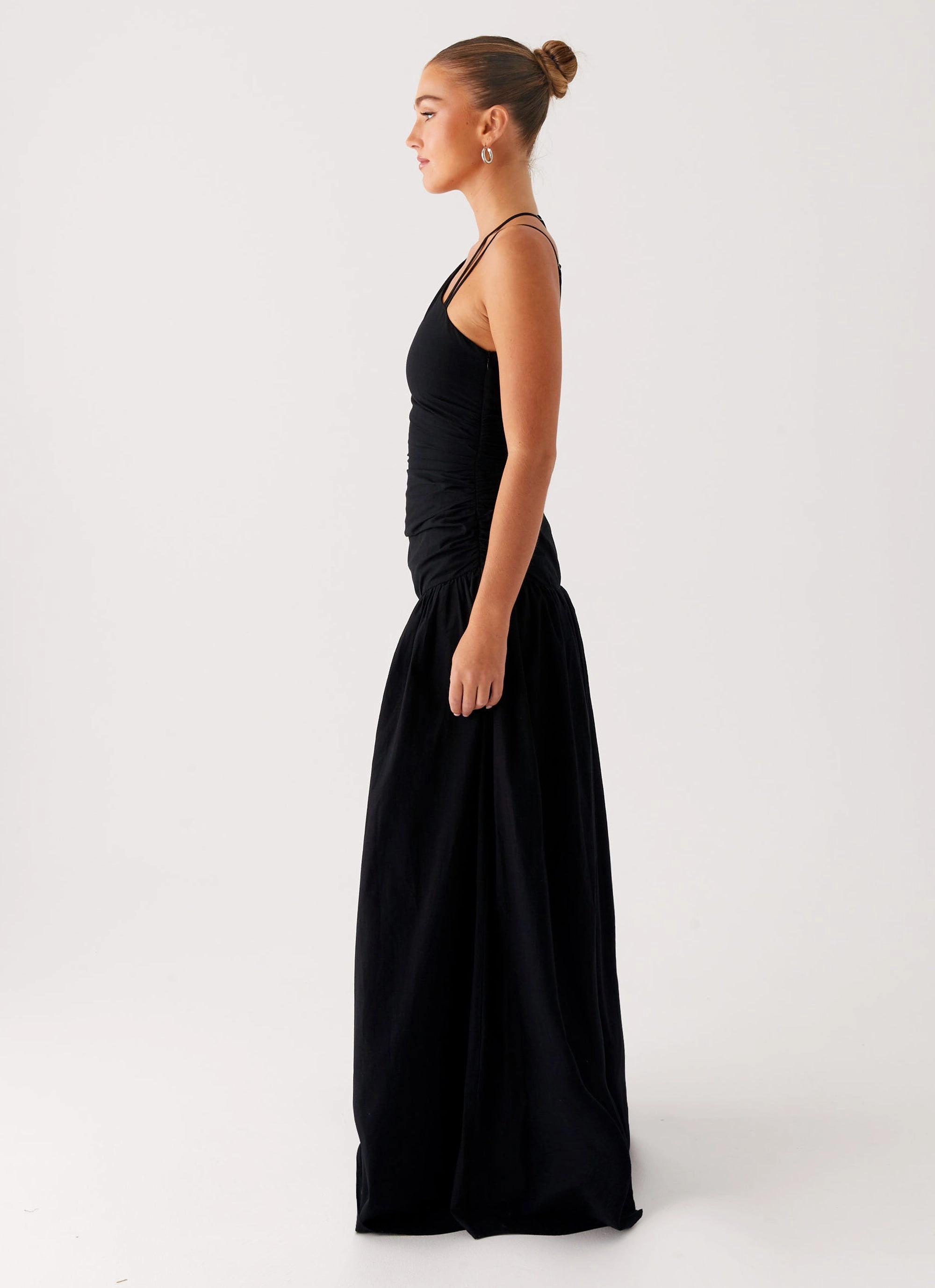 Regular-fit Walk Mood Cortez Maxi Dress - Black