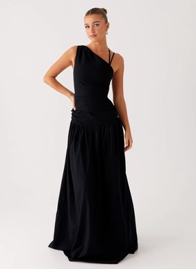 Soft Colorway Cortez Maxi Dress - Black