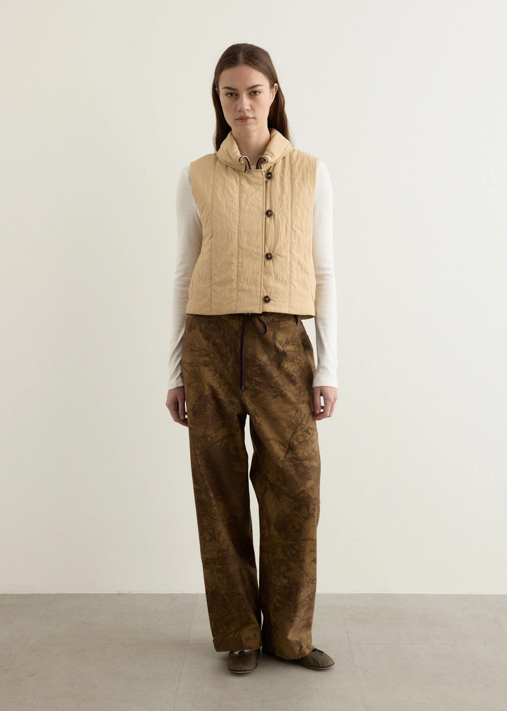 Mesh Venting Casual Fit Layer Light-Down Vest