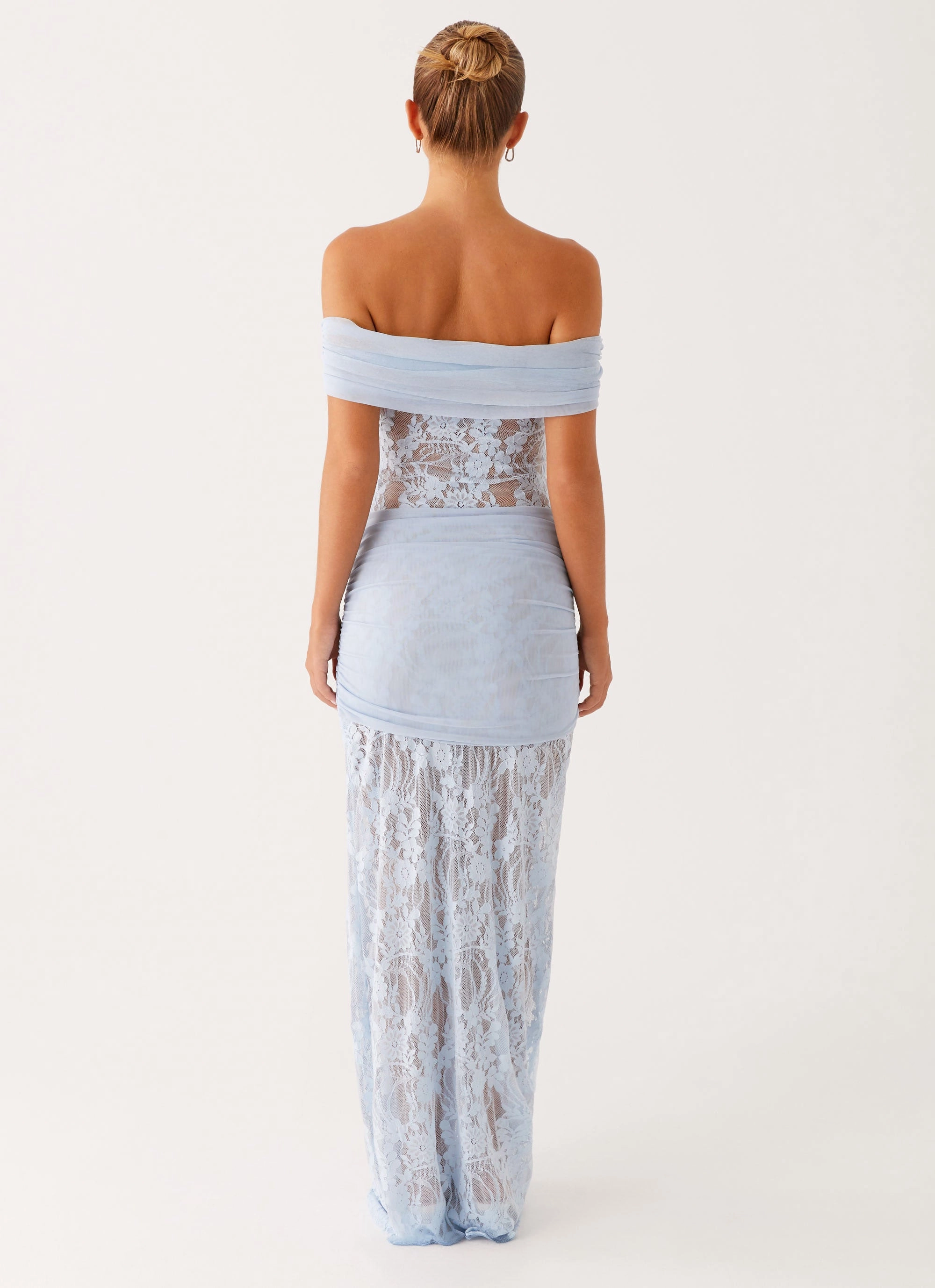 Gracie Twist Maxi Dress - Blue Evening Classic