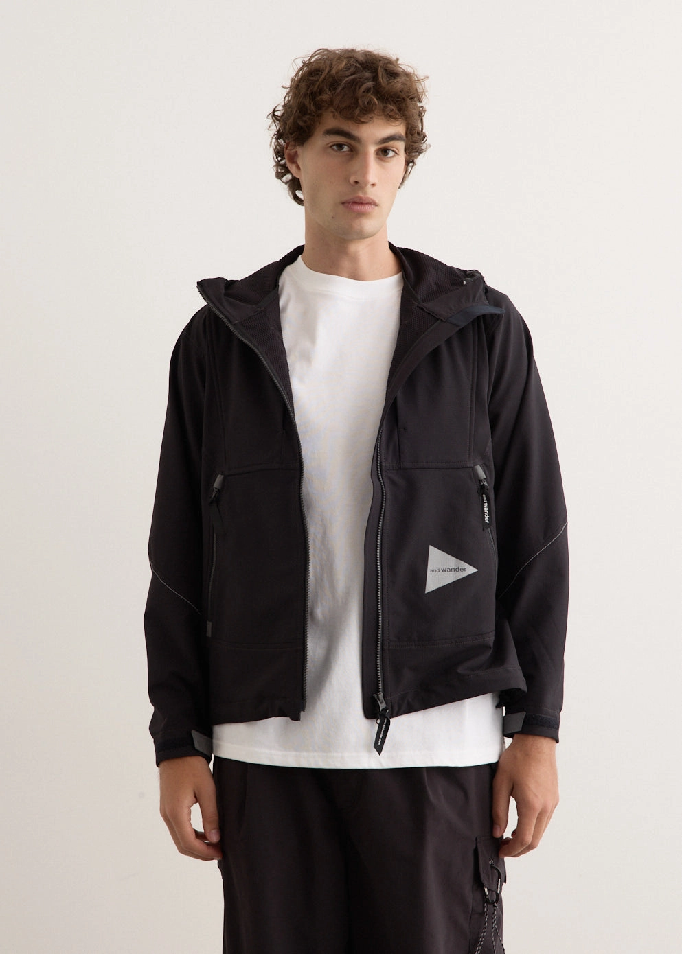 Minimalist Pocket Layout Light Stretch Shell Jacket