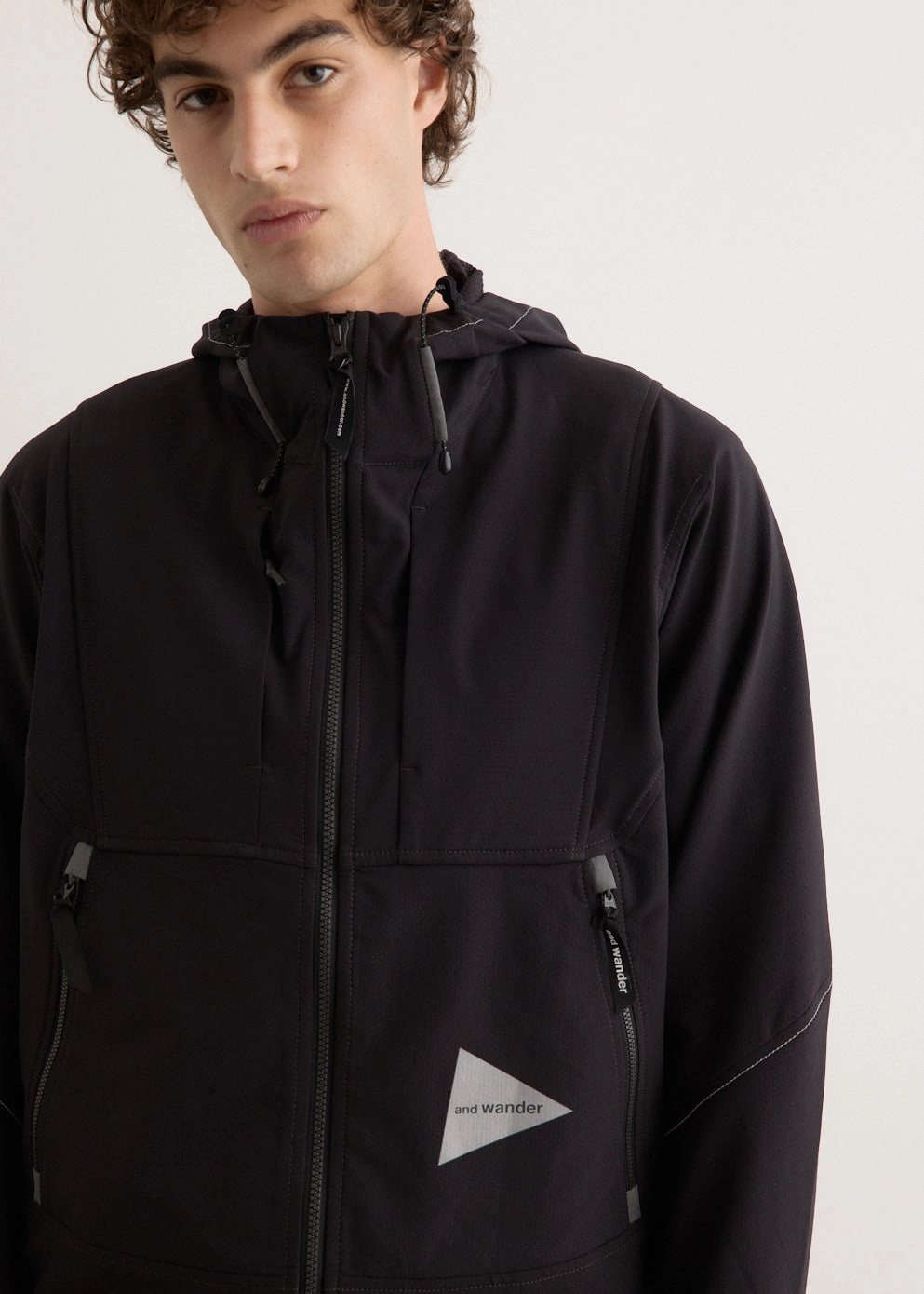 NonRestrictive Movement Design Light Stretch Shell Jacket