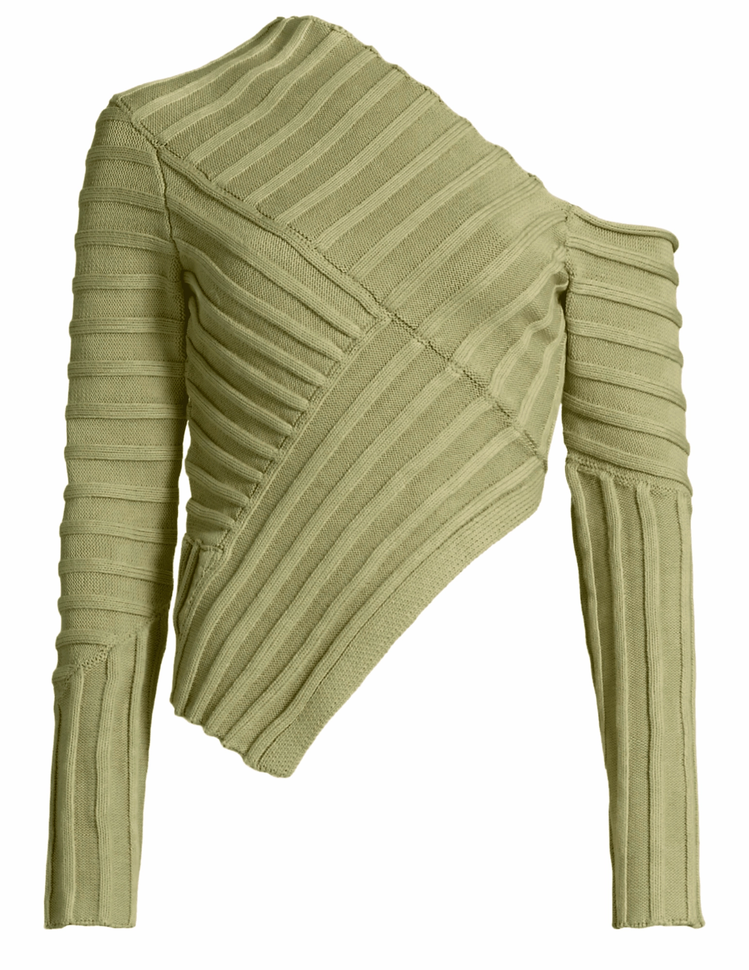 Cult Gaia Jaidan Asymmetrical Knit Top Layered Fashion Premium Comfort