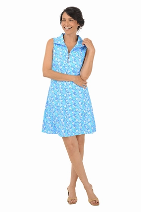 Festival-Ready Spring Garden UPF50  Sleeveless Dress