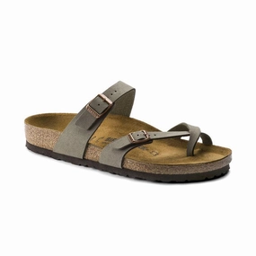 Women's Mayari Stone Birkibuc Casual Comfort Slides