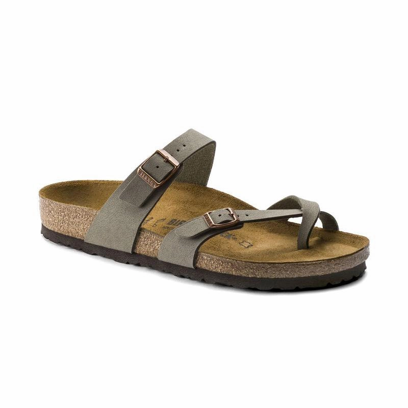 Women's Mayari Stone Birkibuc Casual Comfort Slides