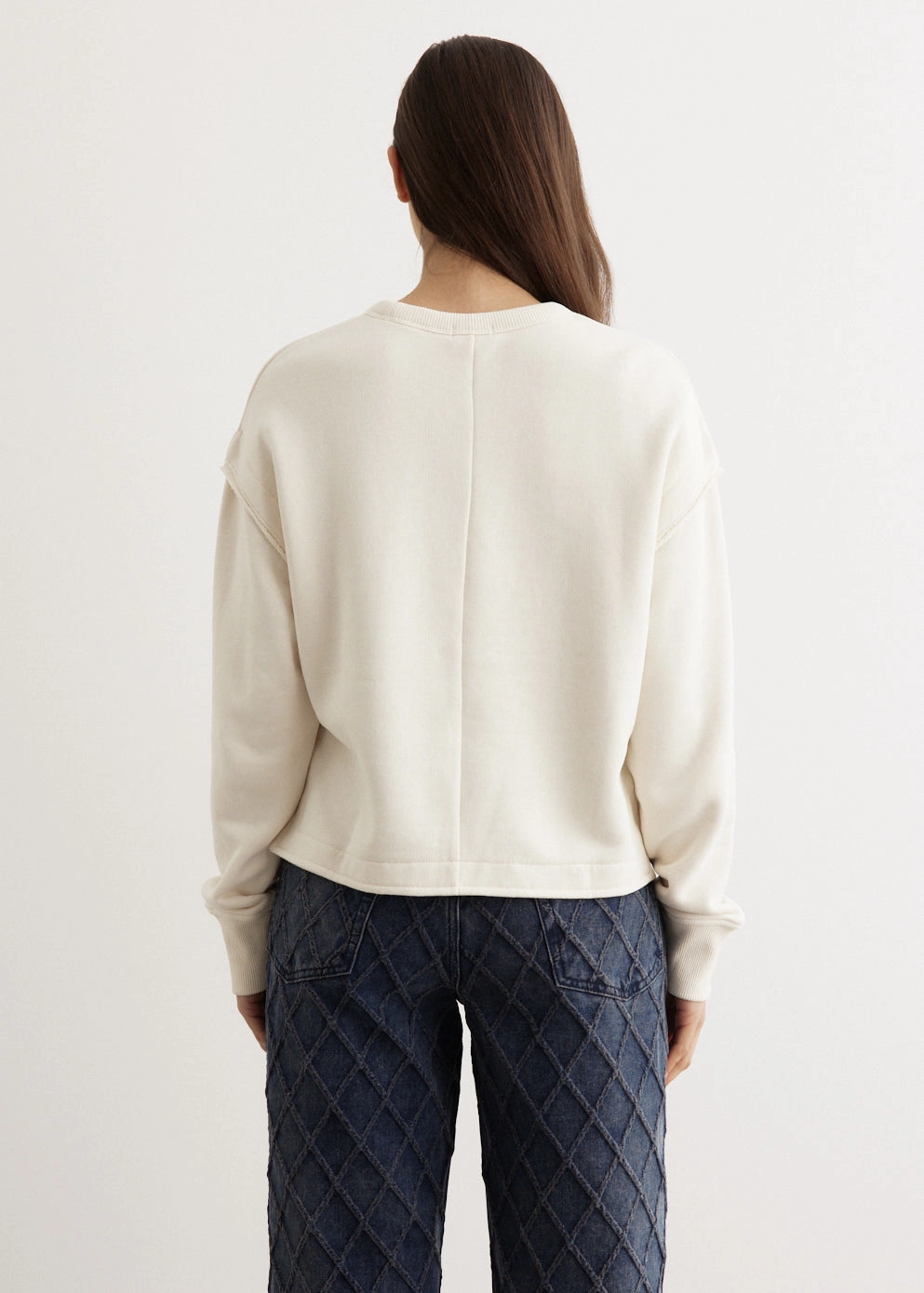 Relaxed Crew Neck Jo Pullover