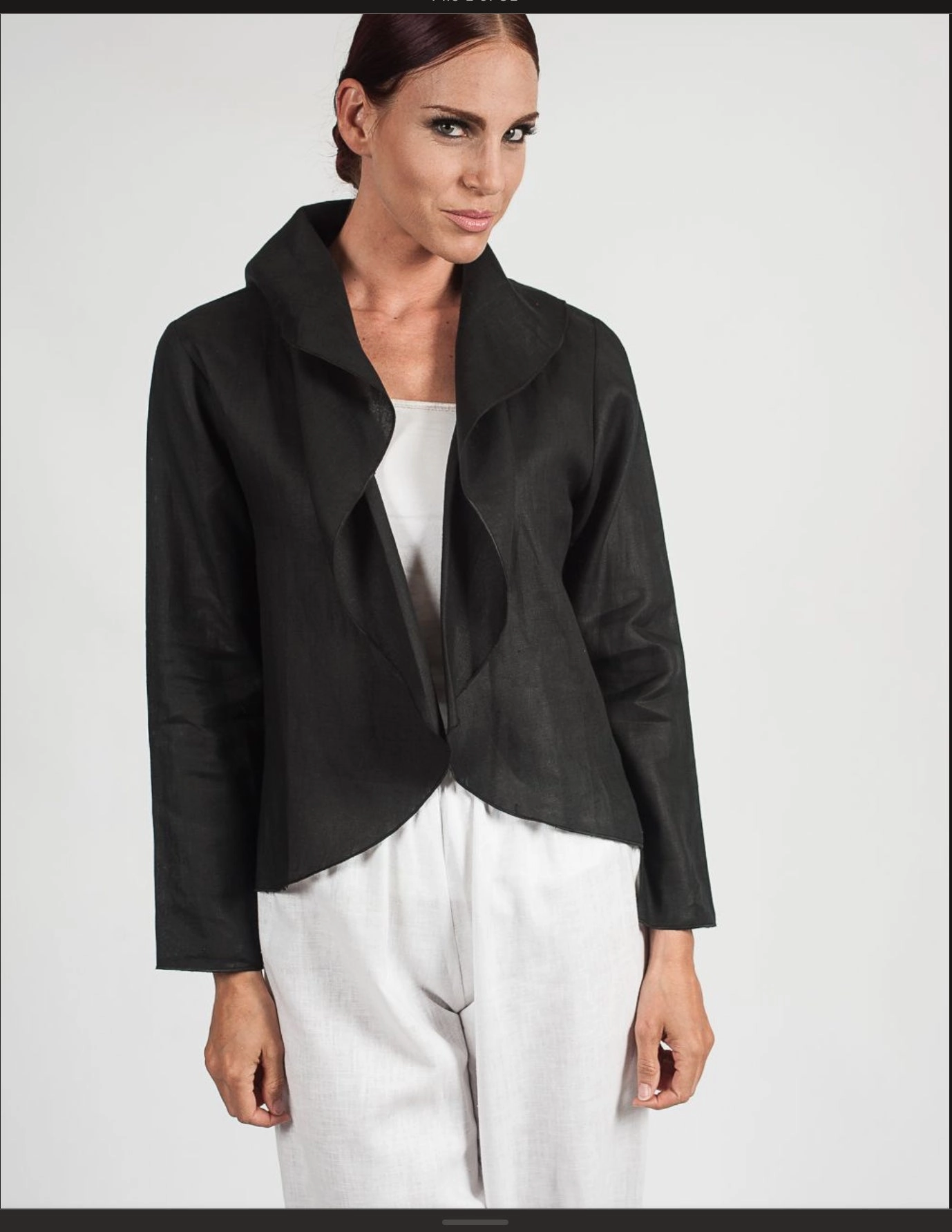 Lij324 Jacket Full Length Zipper BreathableFabric