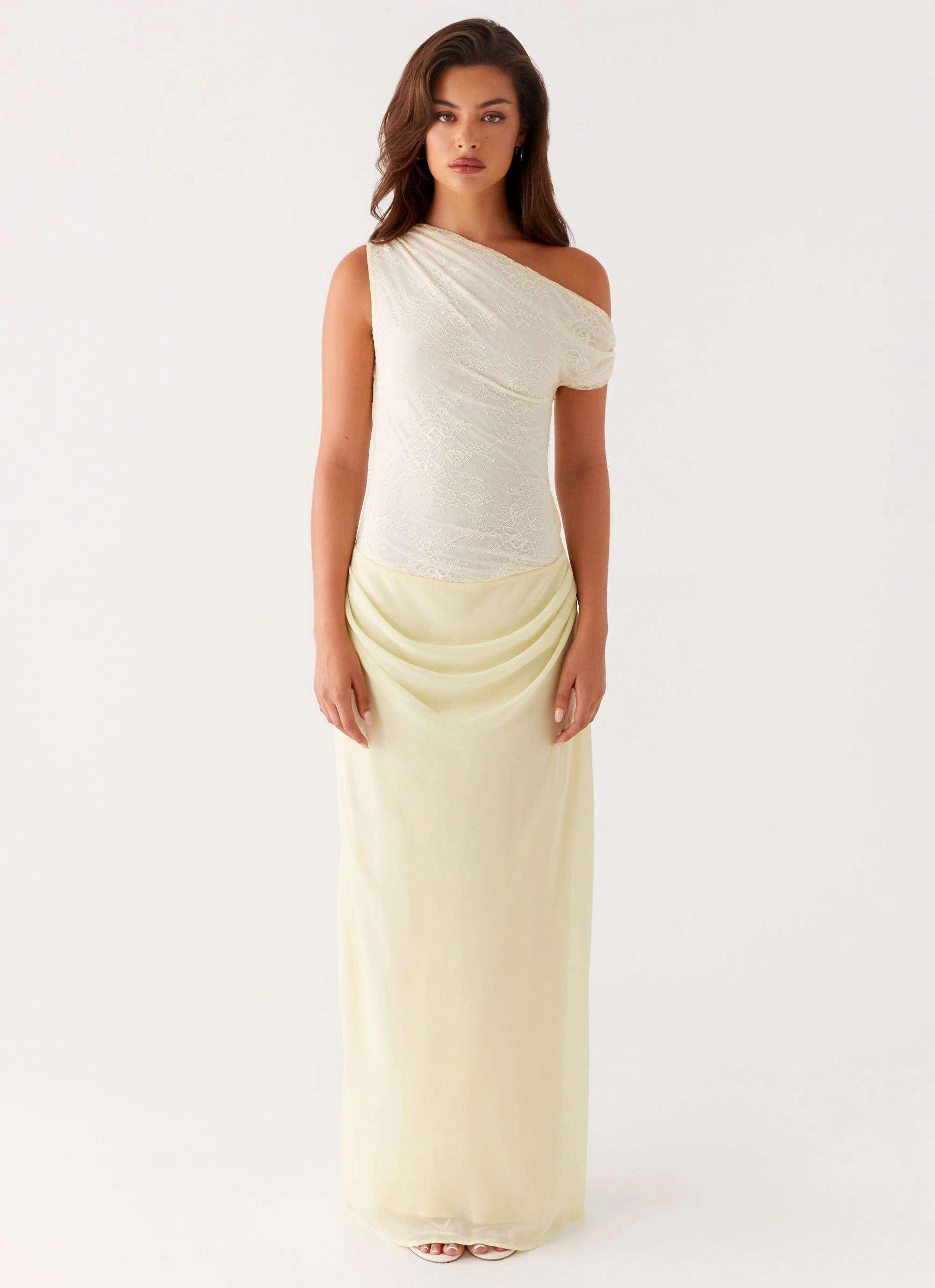 Tailored Layers Lili Maxi Dress - Yellow