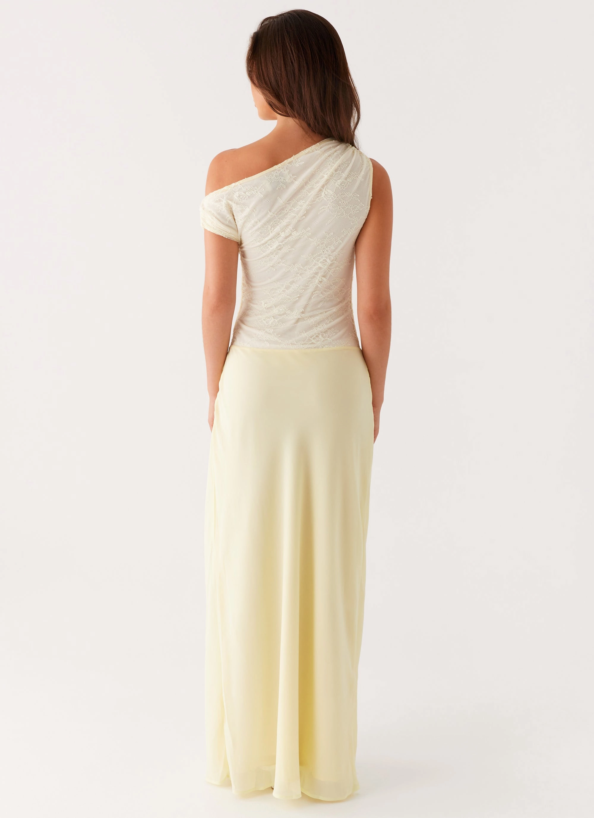 Lili Maxi Dress - Yellow Wrap-Style
