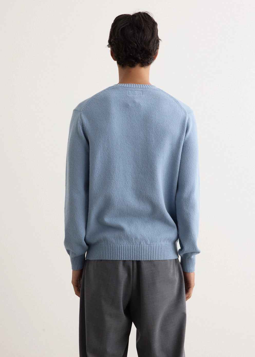 Lily Yarn 7G Crewneck Double Layered Design Modern Basic