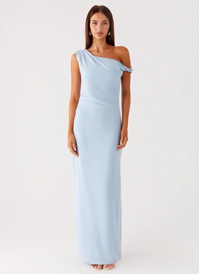 Simple Style Mckenna Maxi Dress - Blue