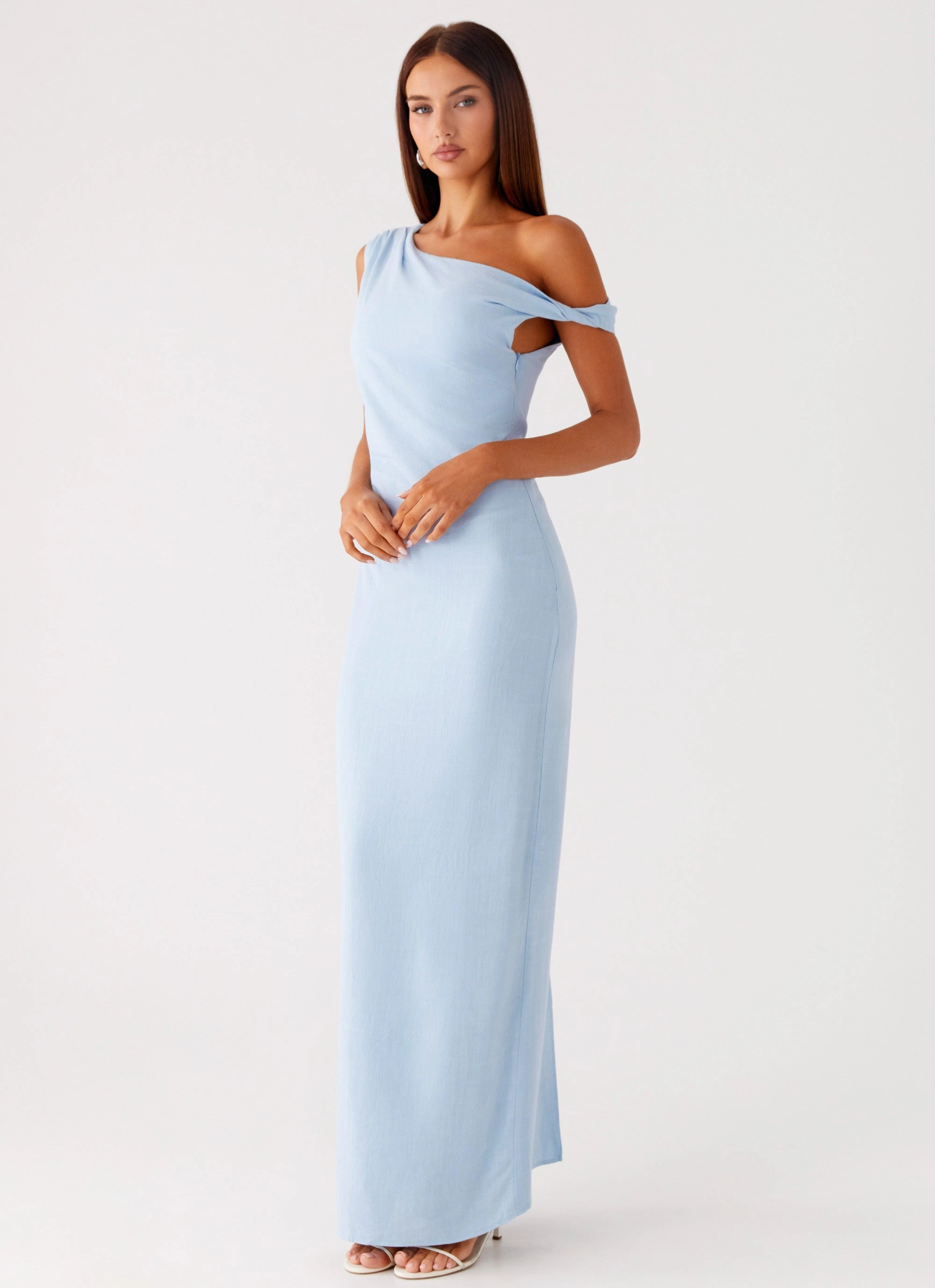 Mckenna Maxi Dress - Blue Graduation-Event Semi Formal