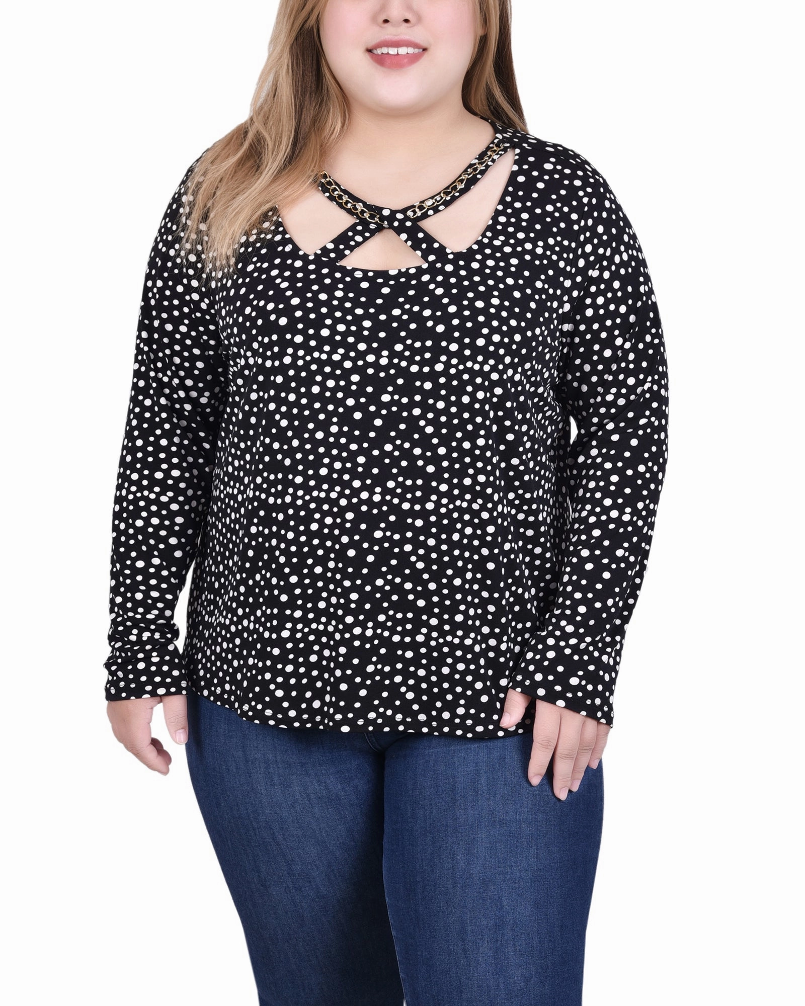 Breathable Merino Wool Long Sleeve Jeweled Neck Top