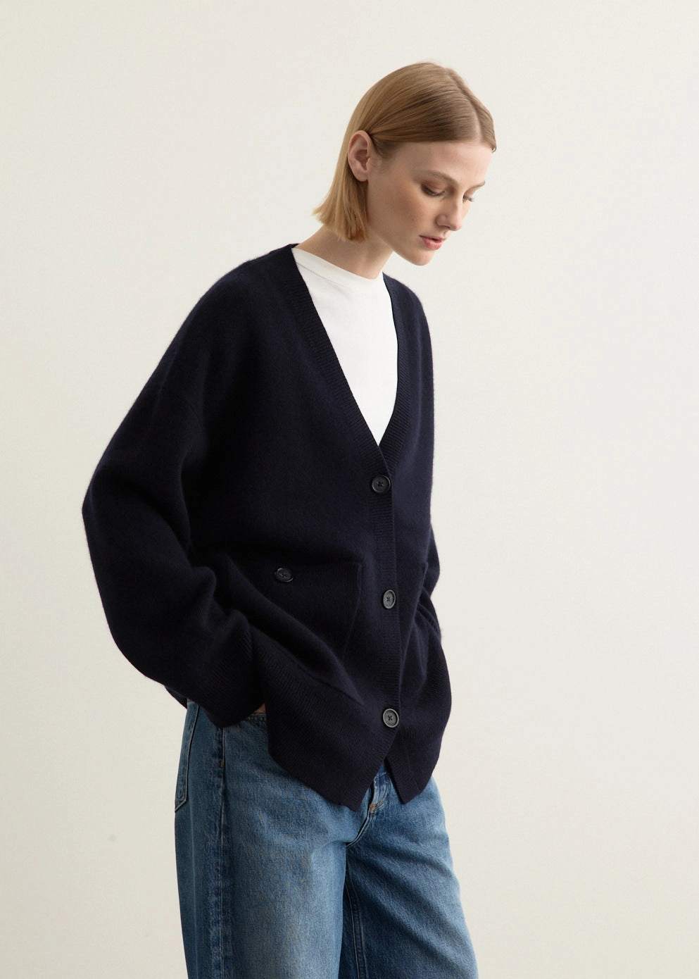 Longline Cardigan Flexible Fiber Fill