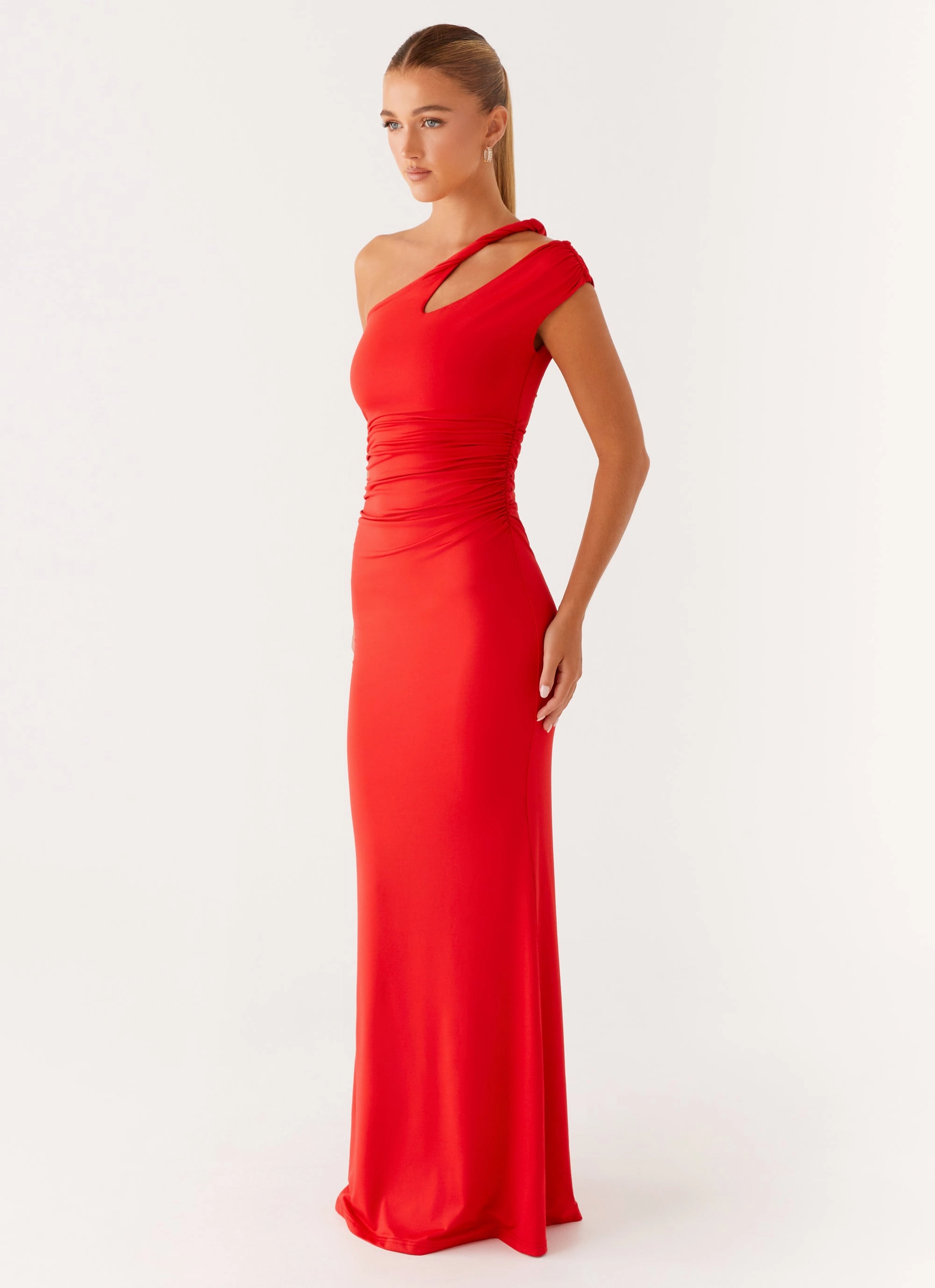 Lopez Maxi Dress - Tangerine Warm Pink