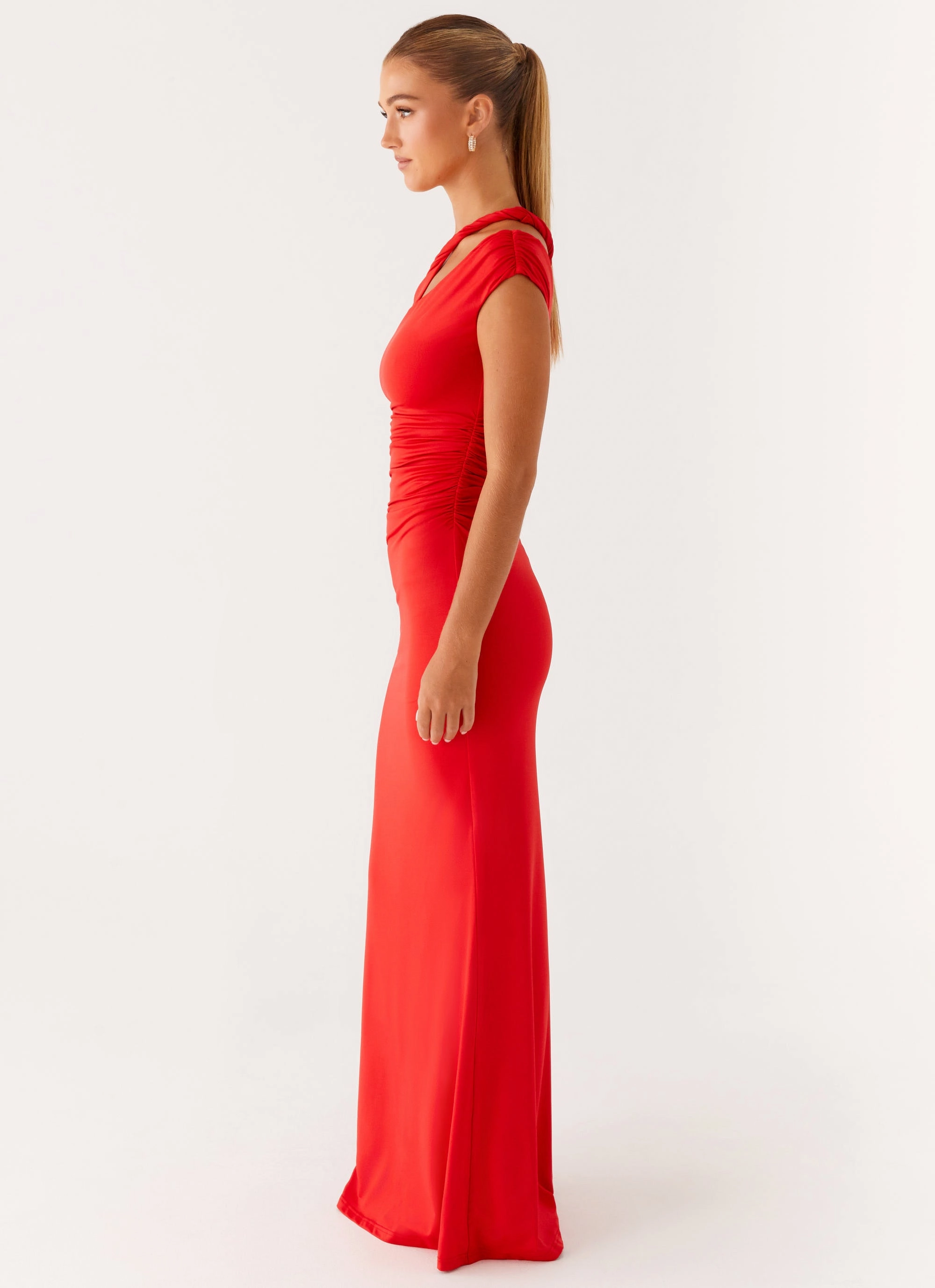 Lopez Maxi Dress - Tangerine Perfectly Tailored