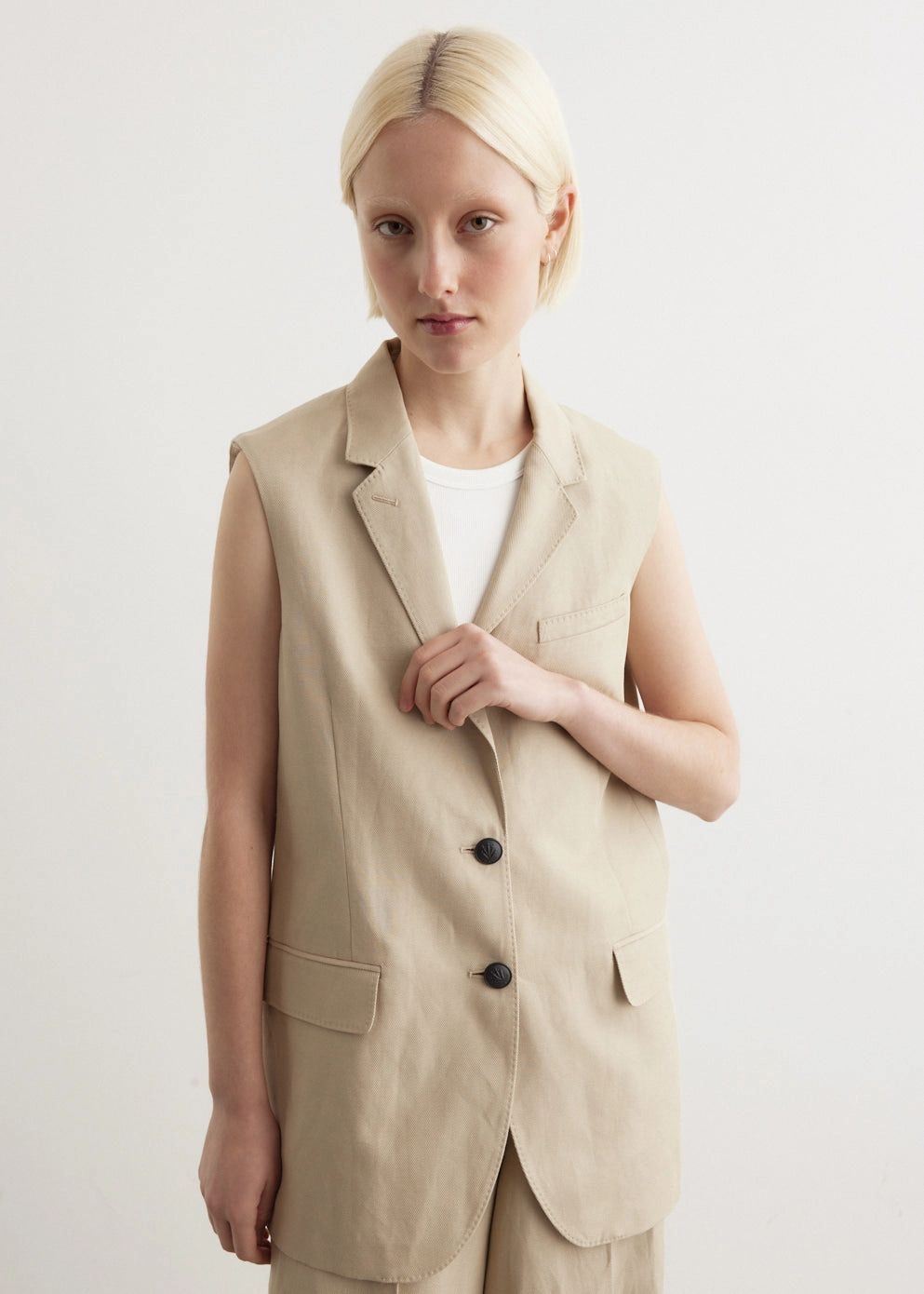 Transitional Wear Odessa Linen Vest
