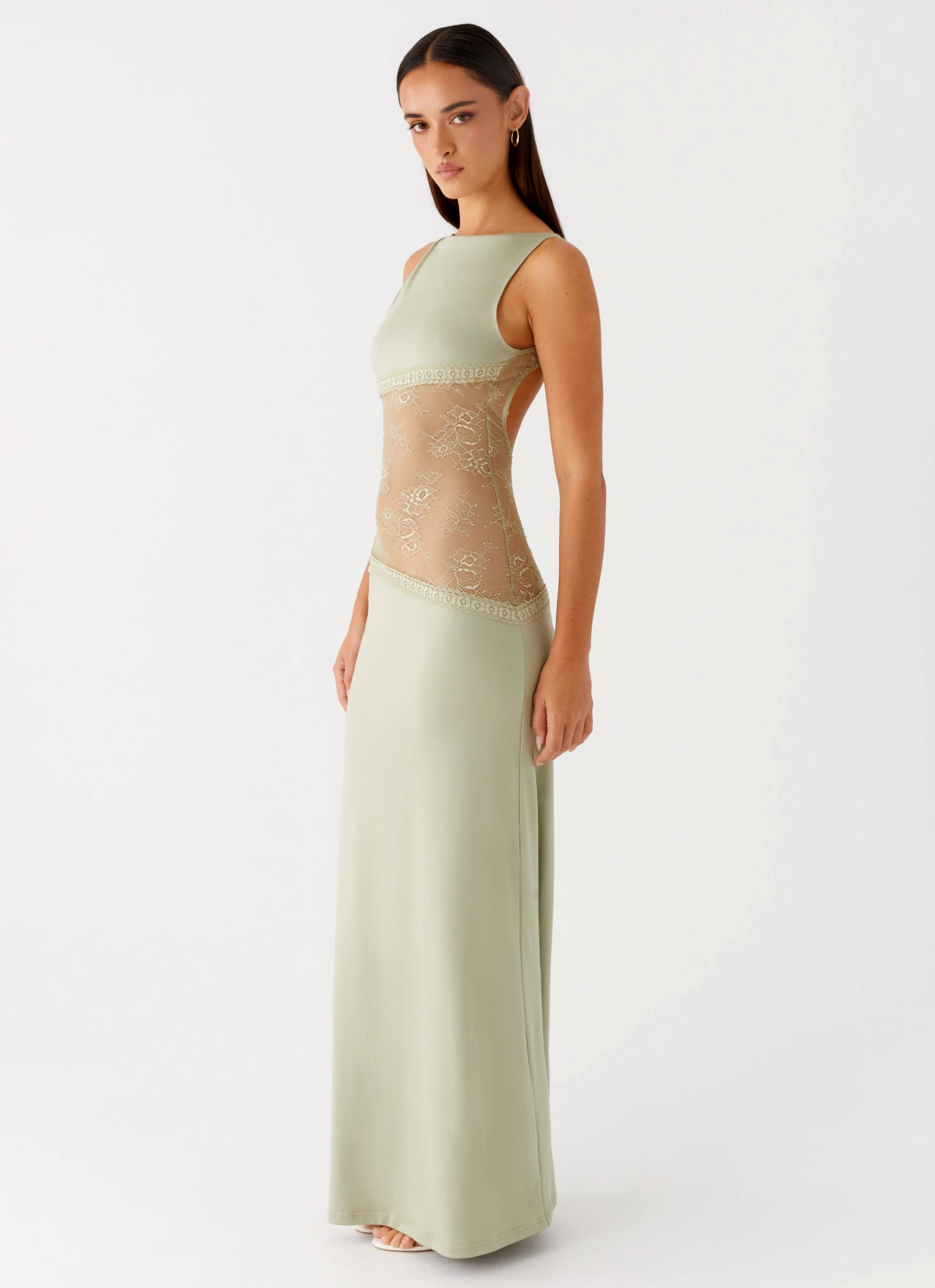 Lucinda Maxi Dress - Sage Chic Tone Winter-Season