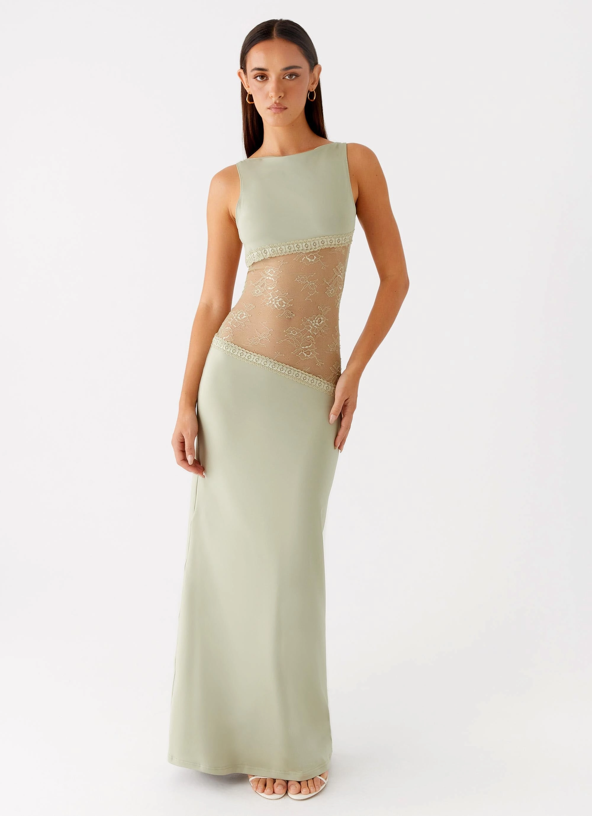 Lucinda Maxi Dress - Sage Art-Gallery