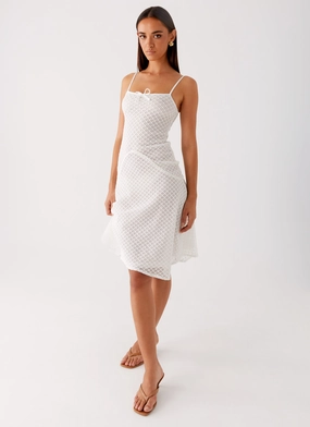 Tamar Midi Dress - White Capsule-Wardrobe
