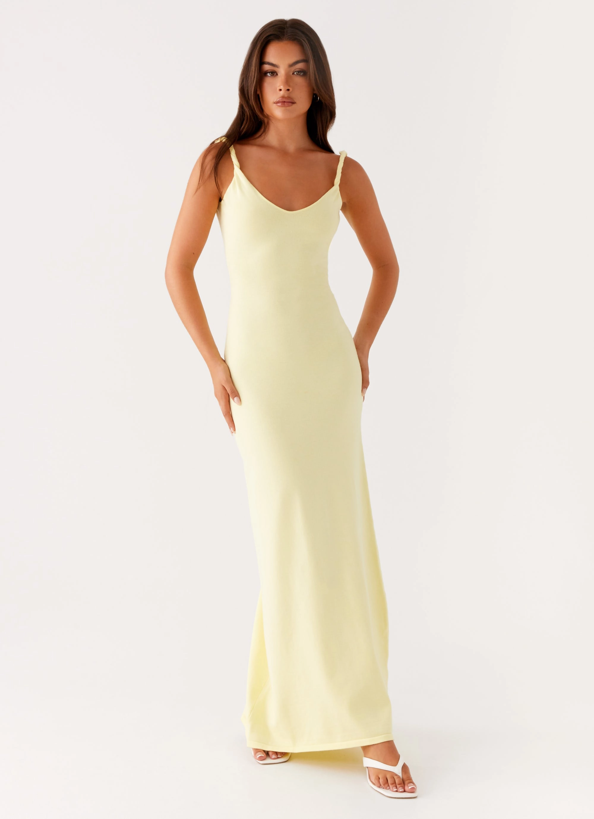 Timeless Energy animal-print Anastasia Maxi Dress - Yellow