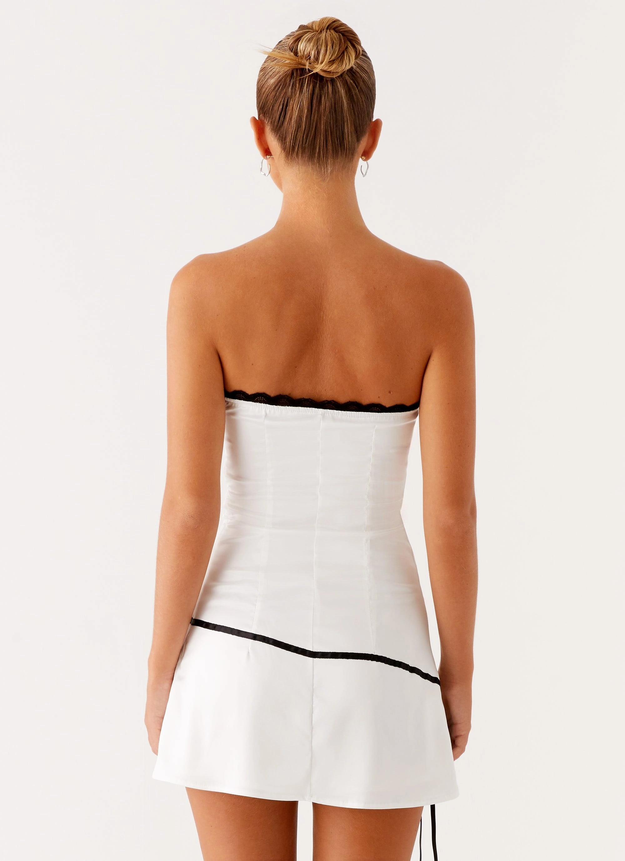 Thea Mini Dress - White Soft Layers