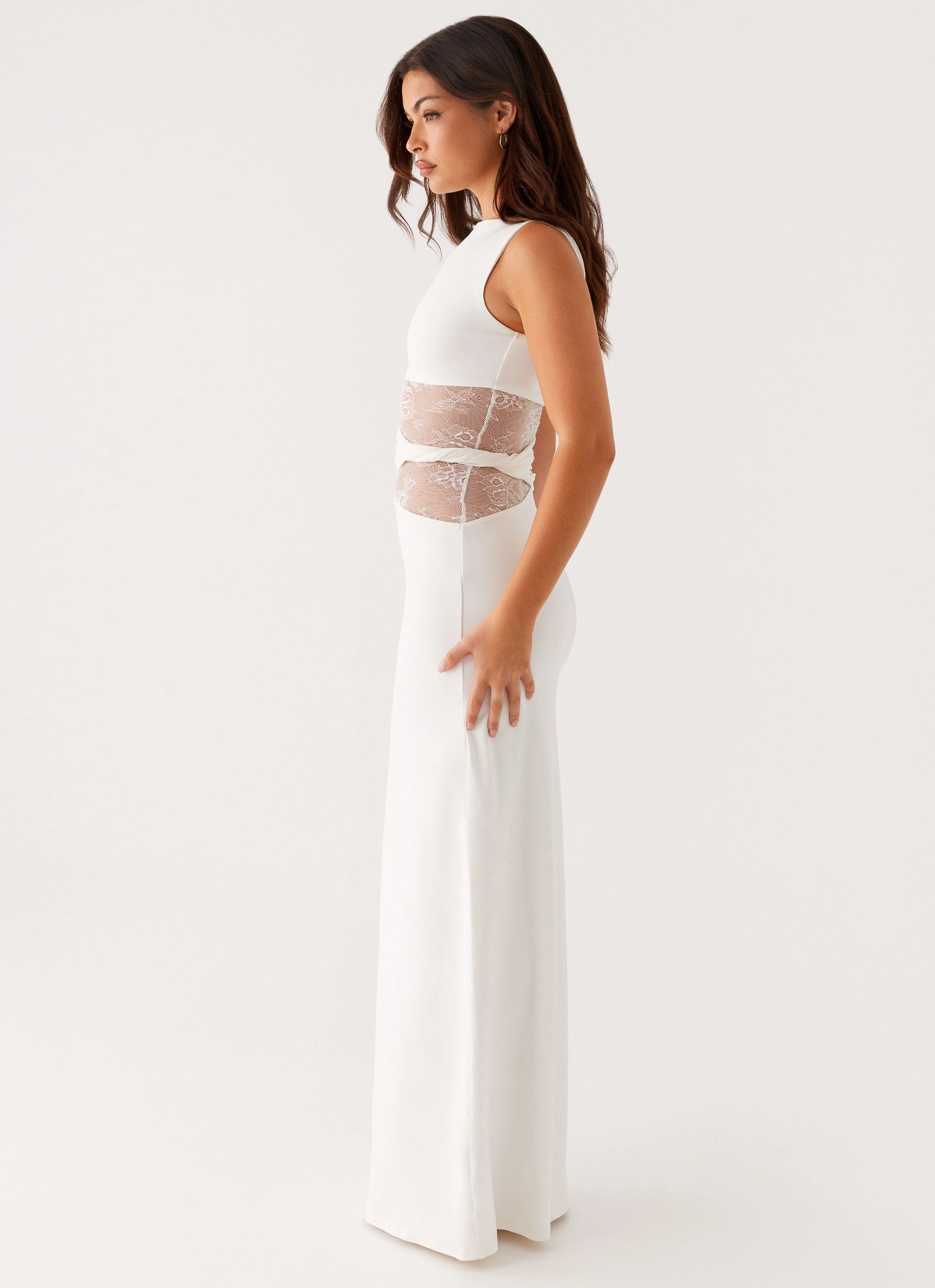 Karma Maxi Dress - White Urban Chic