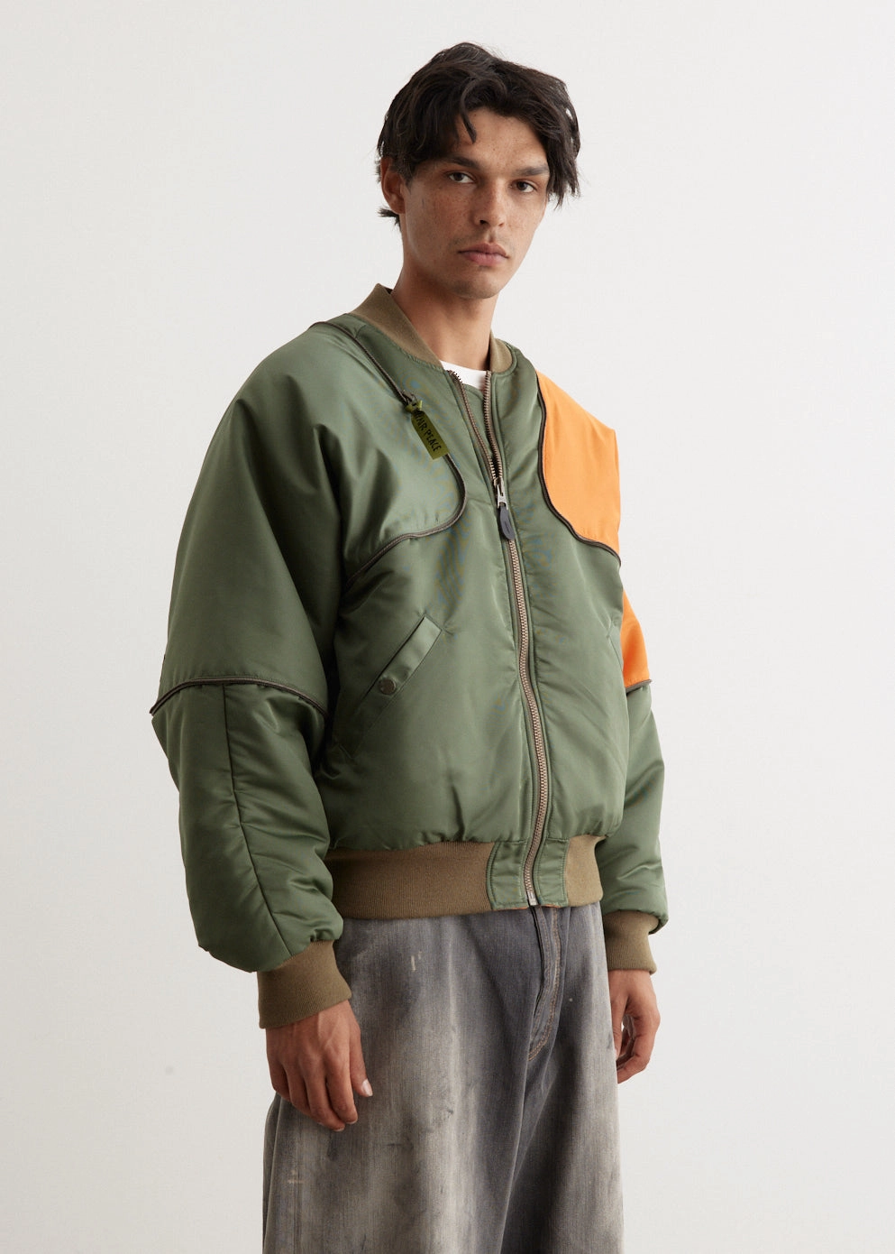 MA-1 Nylon SHAM BOMBER Jacket Flexible Layer System
