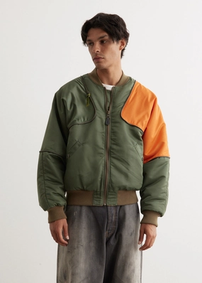 MA-1 Nylon SHAM BOMBER Jacket Modular Attachments