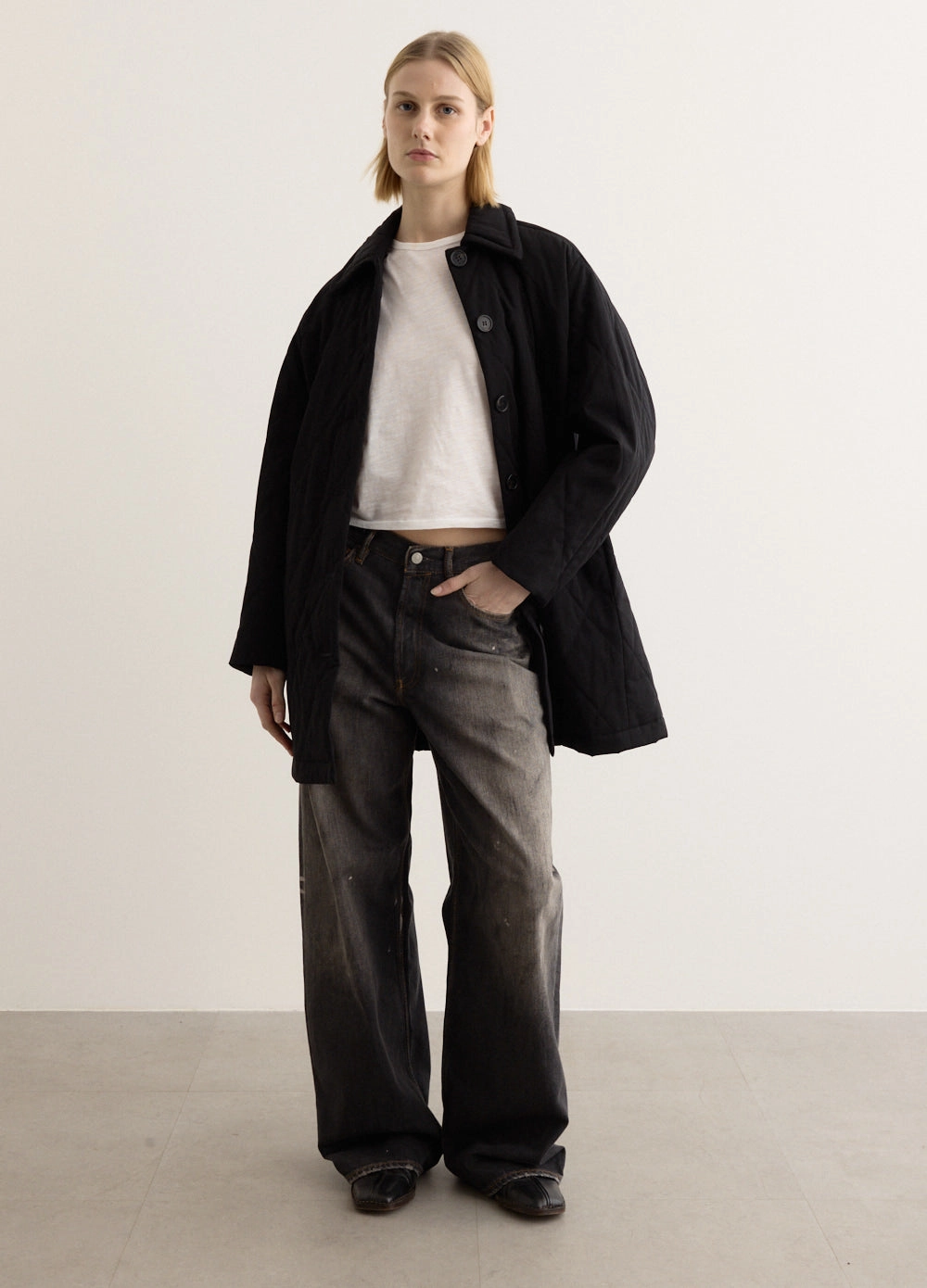 Malia Coat PerimeterStructuralBoning Sleek Casual