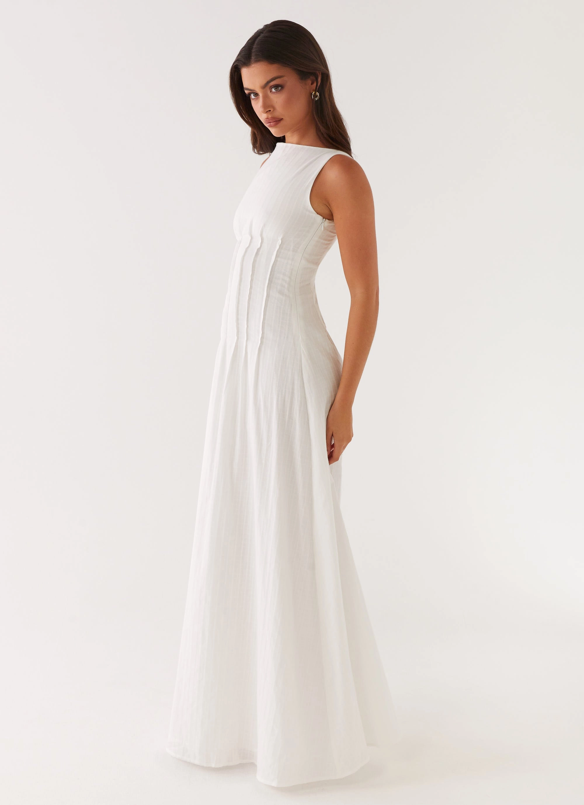 Maloney Maxi Dress - White Breathable