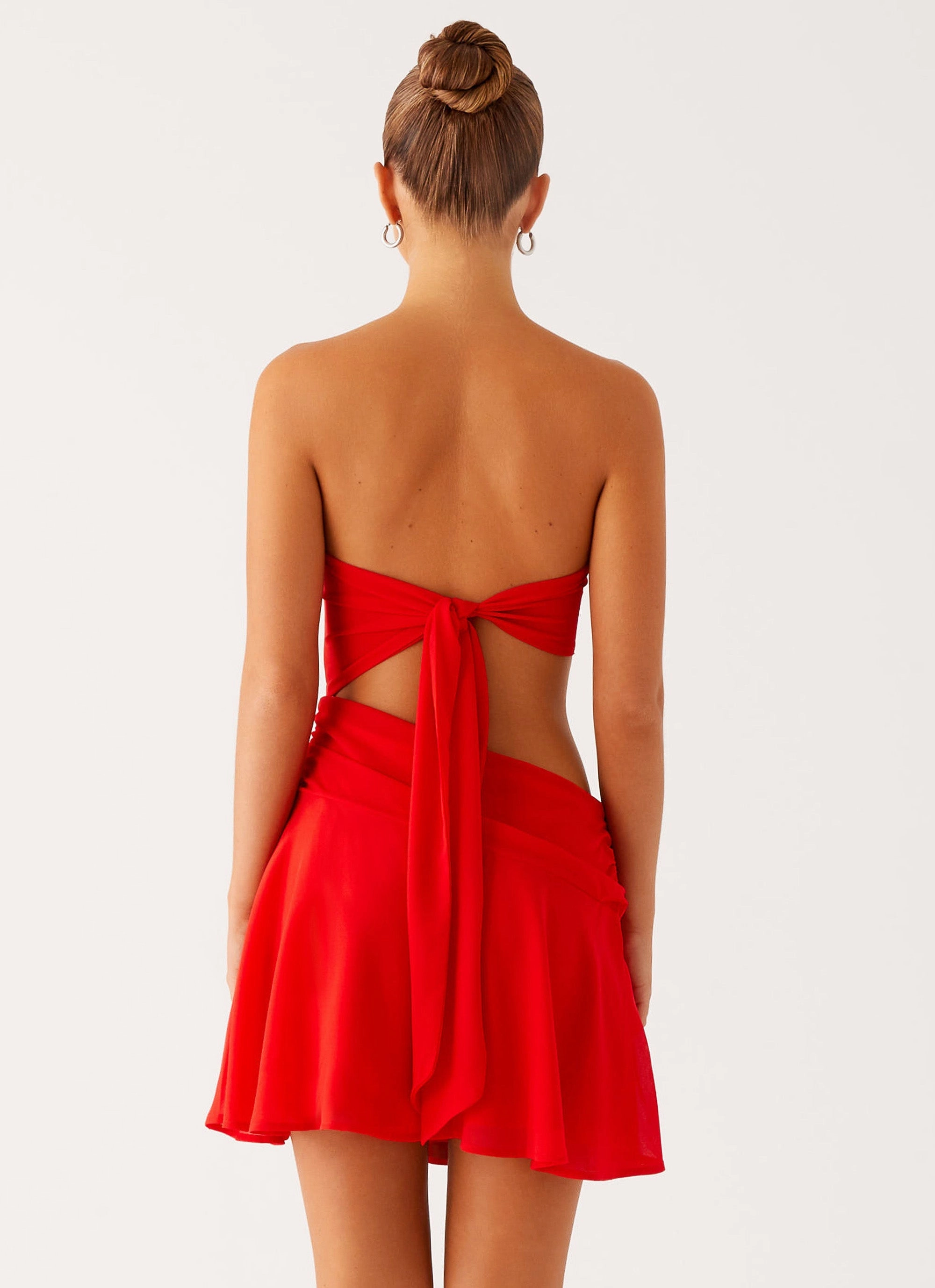 Marbella Mini Dress - Red Formal-look Simple Fit