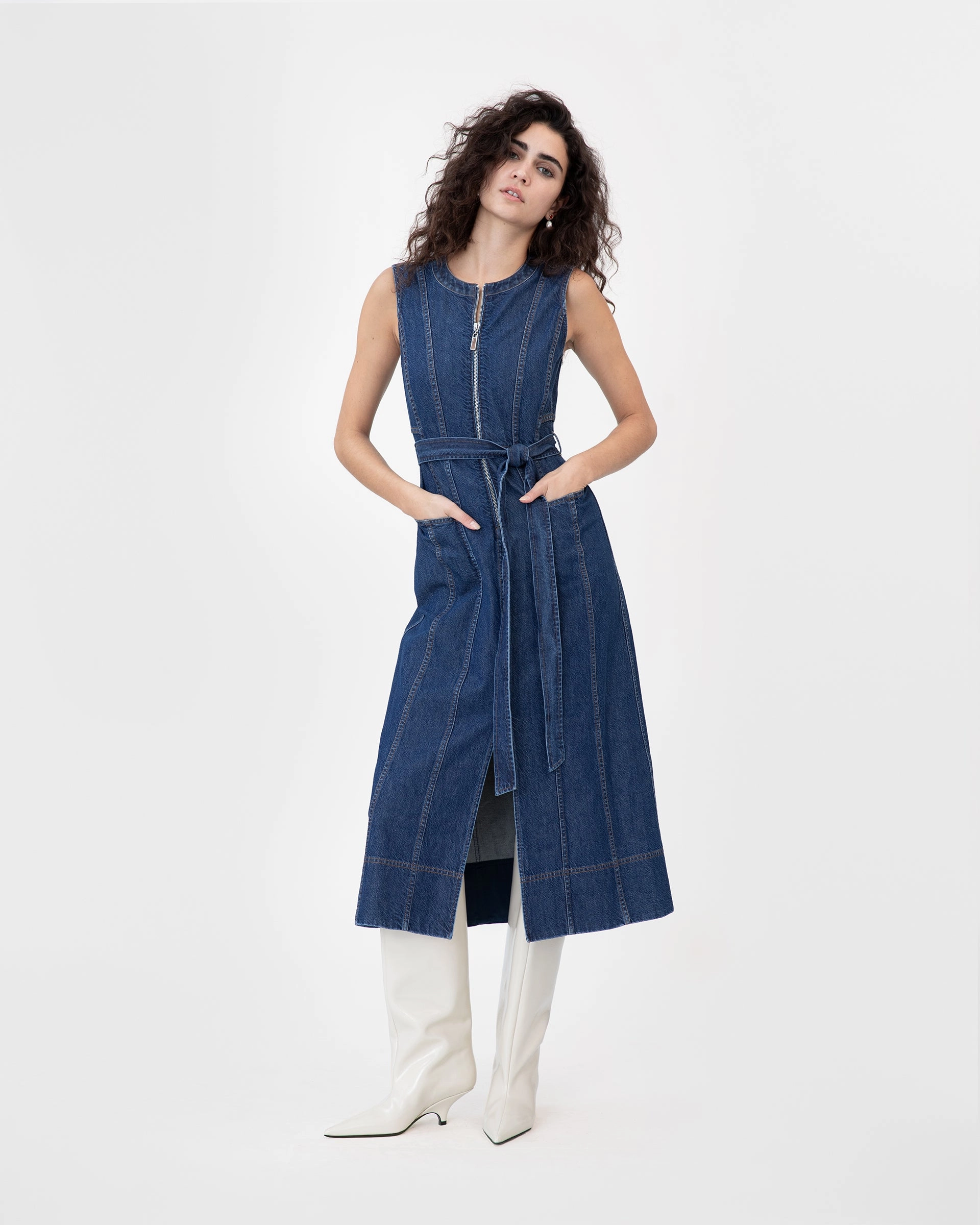 Marci Dress Villa Light Cool Finish