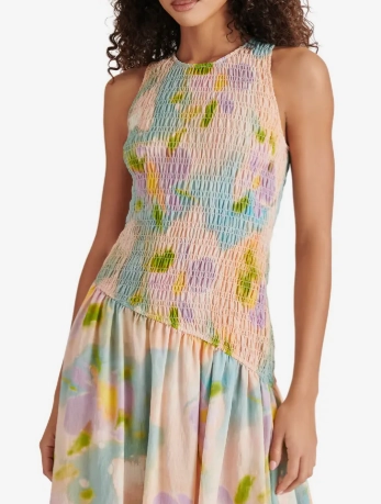 Mareena Dress in Pink Blossom Work or Casual