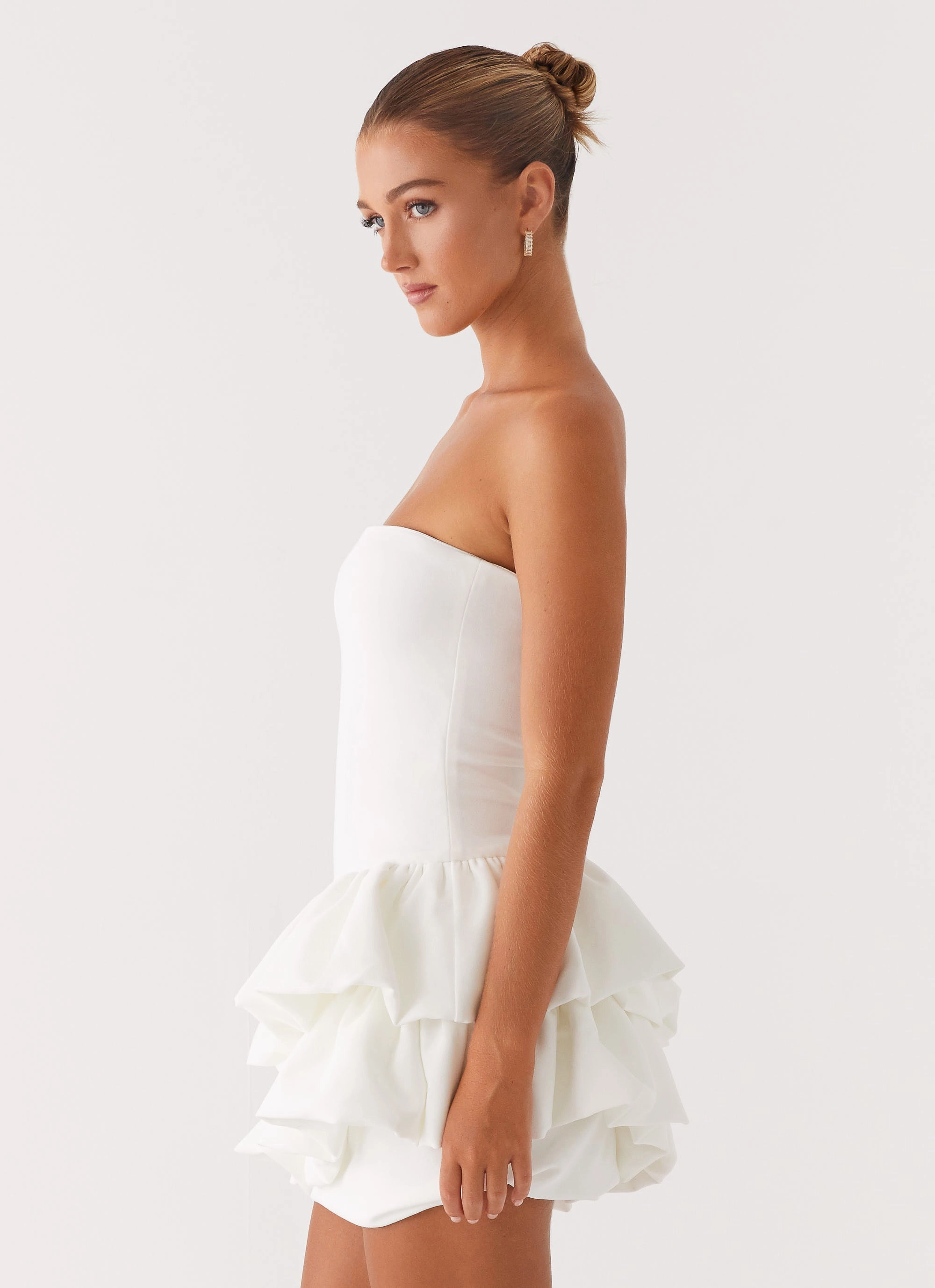 Statement-Piece Marie Mini Dress - White