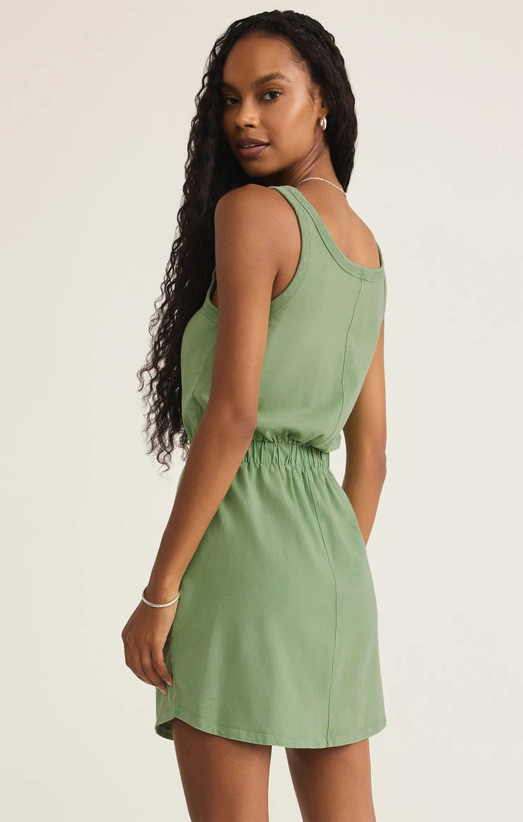 Keegan Mini Dress in Lawn Jewel Tones Lounge Feel