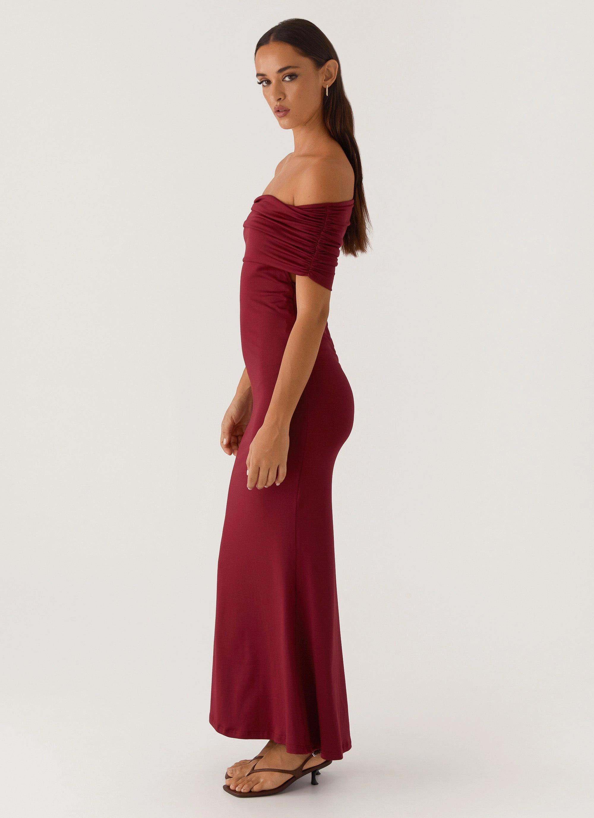 Maude Maxi Dress - Maroon Everyday Wear