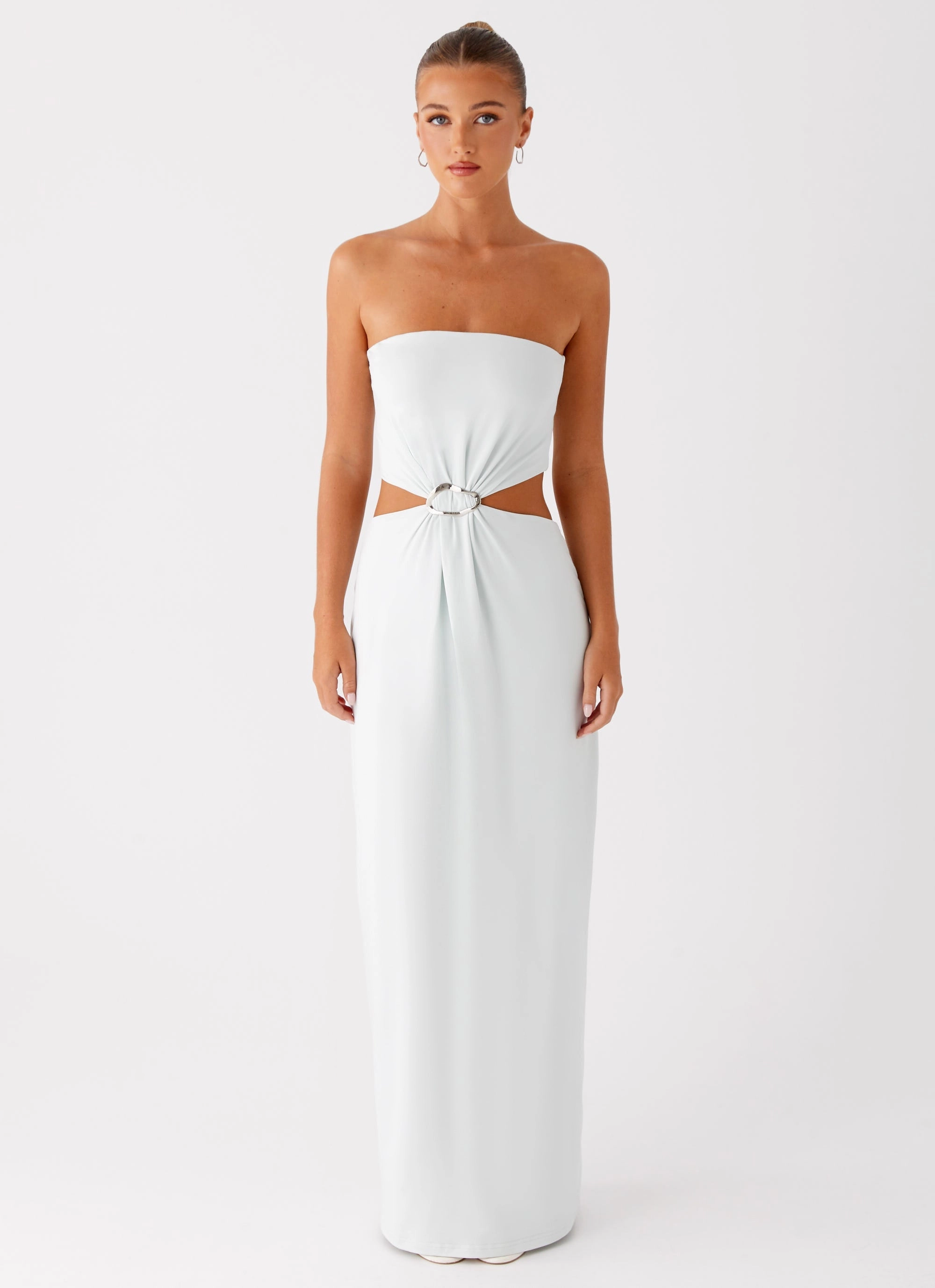 Structured Fit Mayfair Maxi Dress - Mint