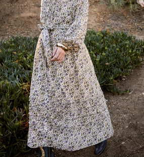 Melinda Midi Dress | Eloisa Floral Wardrobe-Staple Water-Repellent-Finish